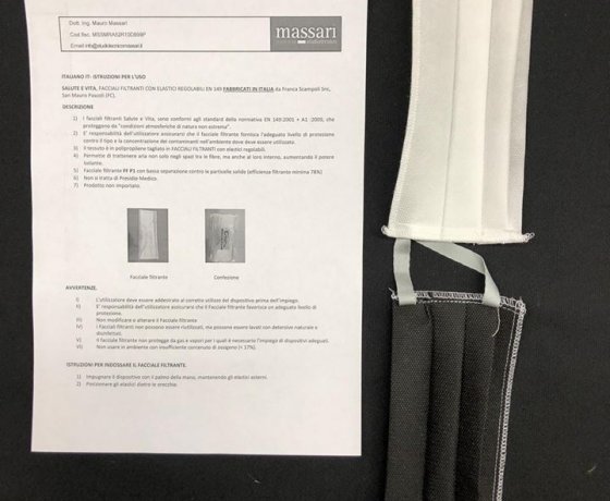 MASCHERINA CHIRURGICA LAVABILE CERTIFICATA